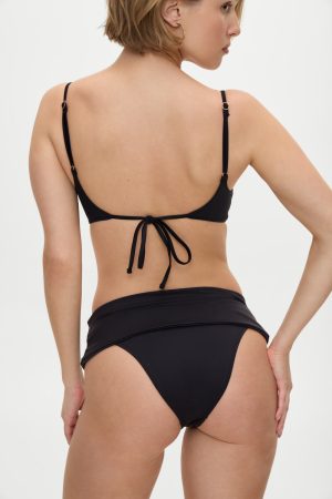 x BELLA HADID Maverick Micro Swim Skirt – Black