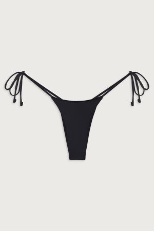 Divine Skimpy Bikini Bottom – Black