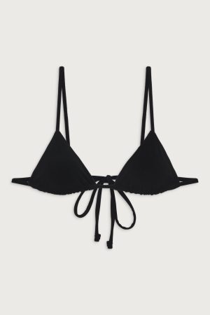Lumia Triangle Bikini Top – Black