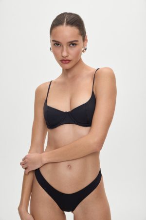Katarina Cheeky Bikini Bottom – Black