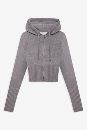 Aimee Zip Up Hoodie – Rain Cloud