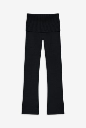 Aimee Knit Pants – Black