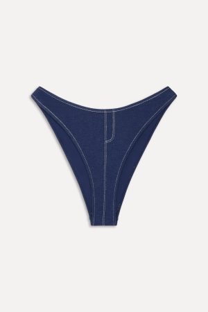 x BELLA HADID Blue Bikini Bottom – Summer Denim