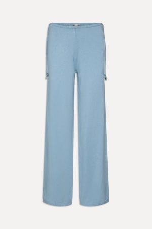 Breeze Low Rise Knit Pants – Blue Vanilla