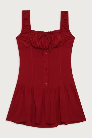Christa Ruffle Mini Dress – Romance