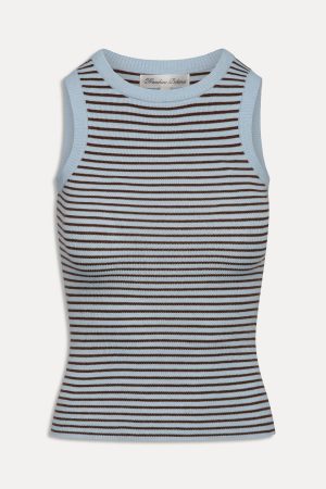 Cuddle Knit Tank Top – Montauk Stripe