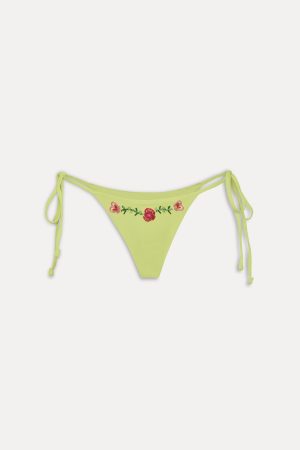 Divine Skimpy String Bikini Bottom – Lily Pad