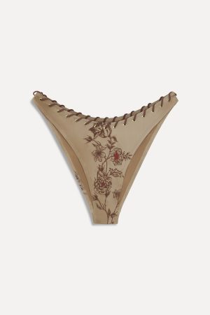 x BELLA HADID Dove Bikini Bottom – Desert Rose