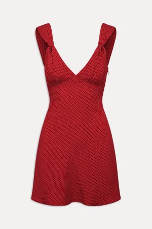 Emilia Polka Dot Mini Dress – Spice Dot