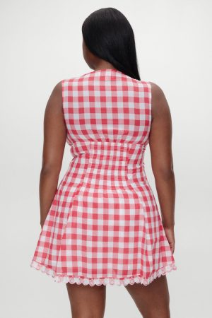 x BELLA HADID Farm Gingham Mini Dress – Malibu Picnic