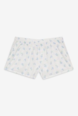Farmhouse Boxer Sleep Shorts – Periwinkle