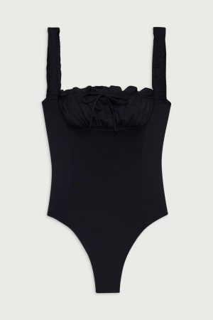 Fawn One Piece Swimsuit – Black