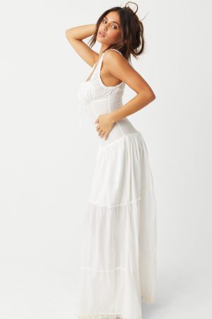 Christabelle Ruffle Maxi Dress – Sunrose