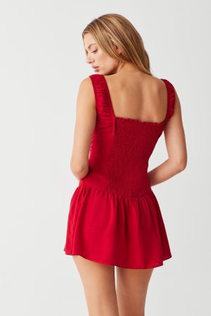 Christa Ruffle Mini Dress – Romance