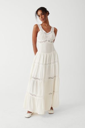Dakota Maxi Dress – White