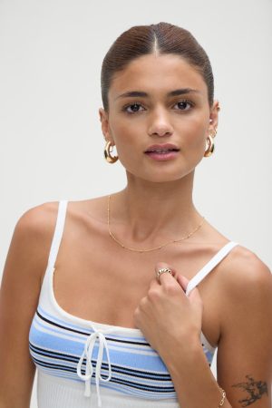 Barrymore Knit Tank Top – Hampton Stripe