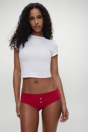 x BELLA HADID Bella Tee – Lone Star White