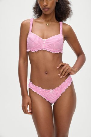 Beloved Bikini Bottom – Pink Stripe