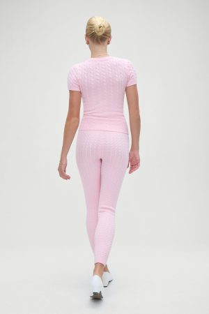 Bodin High Waisted Leggings – Cozy Pink