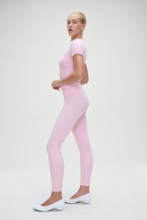 Bodin High Waisted Leggings – Cozy Pink