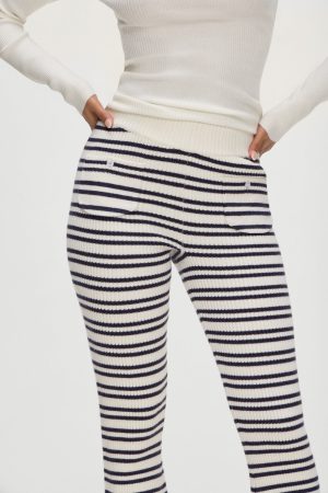 Camden Striped Knit Pants – Starlit Stripe