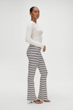 Camden Striped Knit Pants – Starlit Stripe