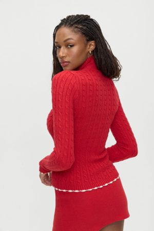 Carter Cable Knit Sweater – Heartstrings