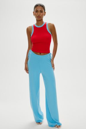 Cuddle Ribbed Tank Top – Cherry