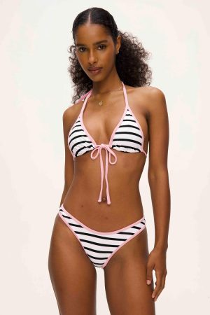 Dove Bikini Bottom – Vintage Stripe