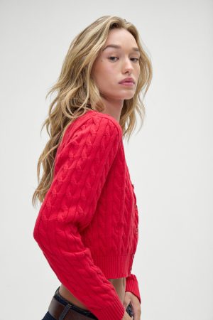 Dudley Cable Knit Cardigan – Heartstrings