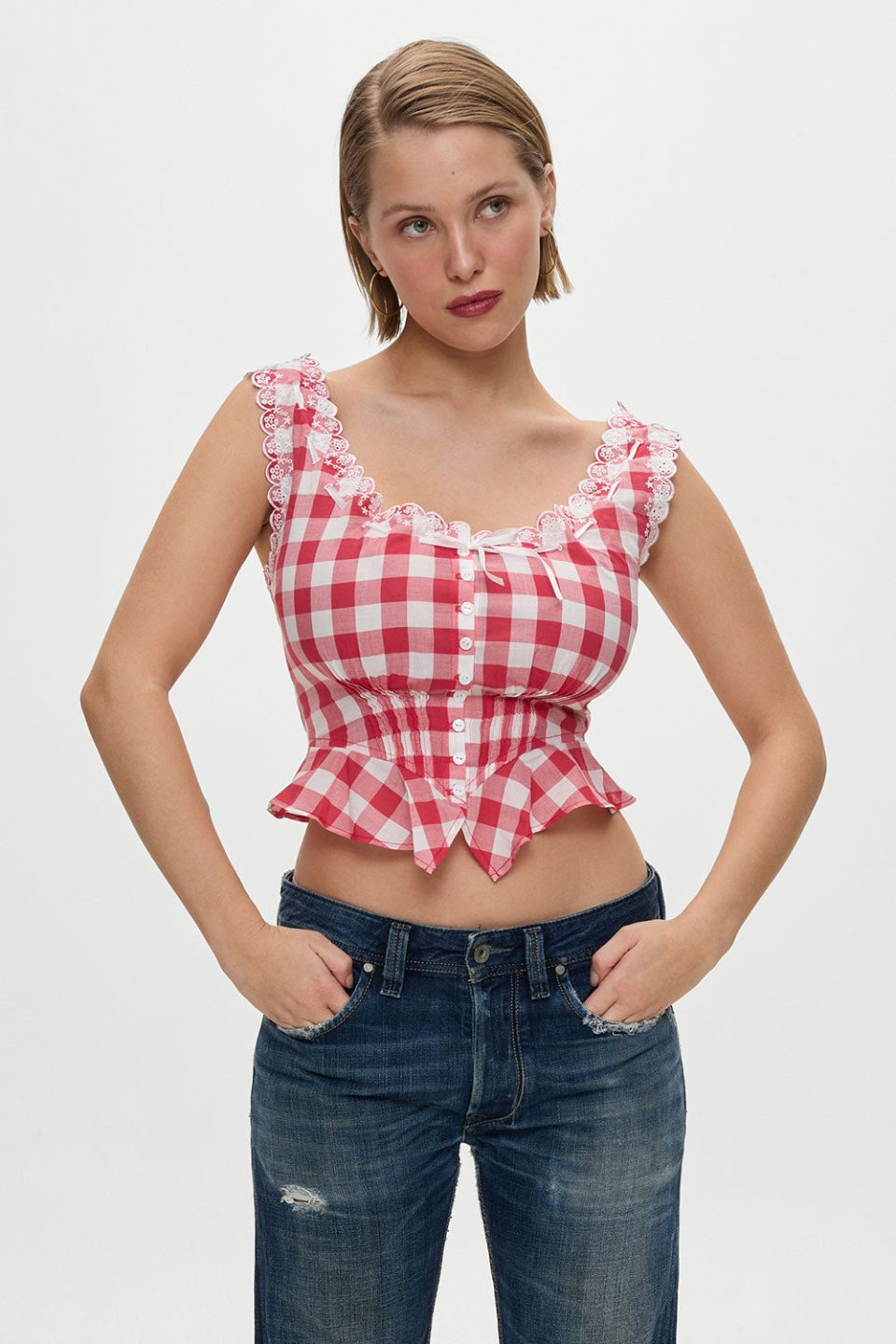 x BELLA HADID Fleetwood Top - Malibu Picnic