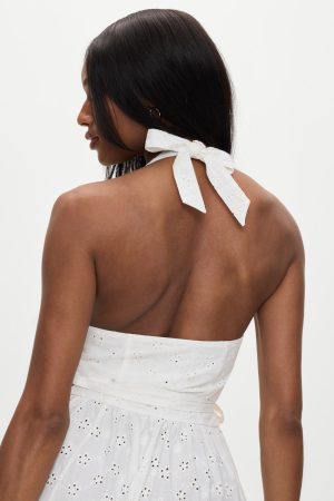 x BELLA HADID Fort Worth Fairy Midi Dress – Salt Air Eyelet