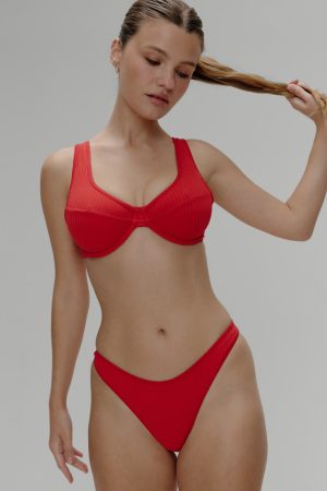 Full Moon Micro Bikini Bottom – Cherry