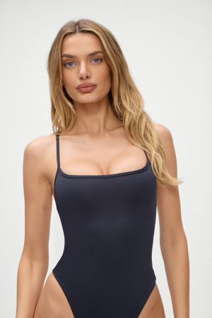 Getaway Cheeky One Piece Swimsuit – Black