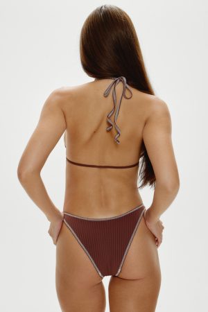 Harper Cheeky Bikini Bottom – Brown Sugar