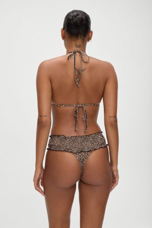 Jessup Halter Bikini Top – Baby Leopard