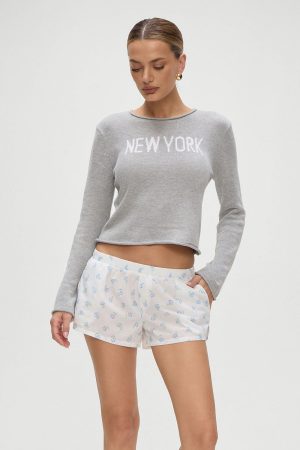 Kennedy Cotton Knit Sweater – New York
