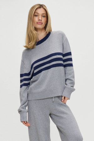 Kip Oversized Crewneck Sweater – Rain Cloud