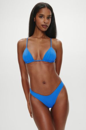 Lumia Skimpy Triangle Bikini Top – Lake Blue