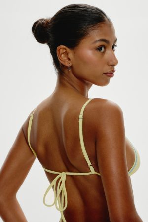 Lumia Triangle Bikini Top – Honeycomb