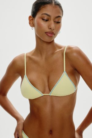 Lumia Triangle Bikini Top – Honeycomb