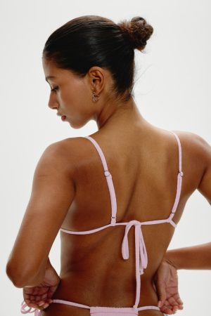 Lumia Triangle Bikini Top – Strawberries & Cream