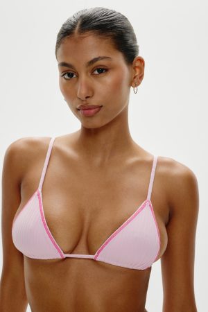 Lumia Triangle Bikini Top – Strawberries & Cream