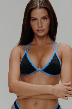 Luna Eyelet Bikini Top – Eclipse