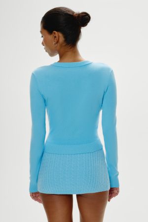 Marialla Mini Skort – Blue Vanilla