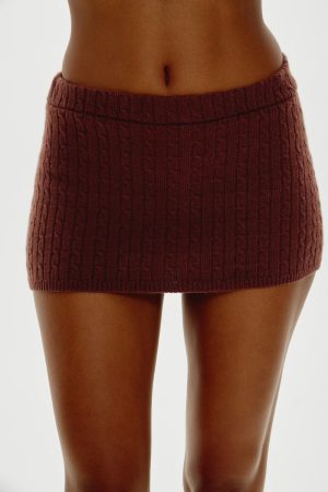 Marialla Mini Skort – Brown Sugar