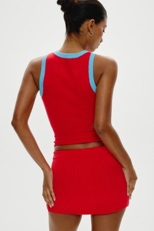 Marialla Mini Skort – Cherry