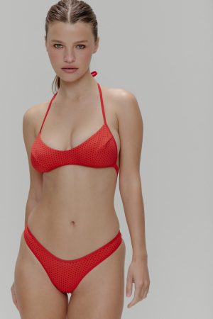 Micah Halter Bikini Top – Spice Dot