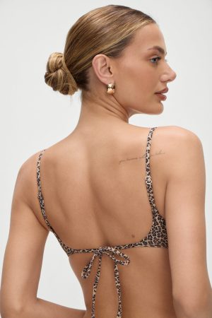 Morning Underwire Bikini Top – Baby Leopard