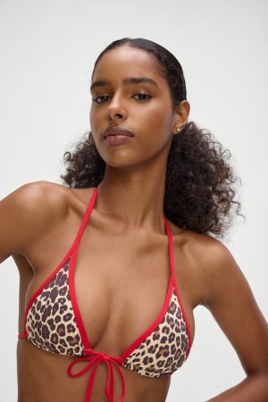 Paradise Micro Halter Bikini Top – Cheetah